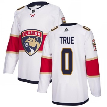 Authentic Adidas Men's Alexander True Florida Panthers Away Jersey - White