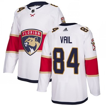 Authentic Adidas Men's Brady Vail Florida Panthers Away Jersey - White