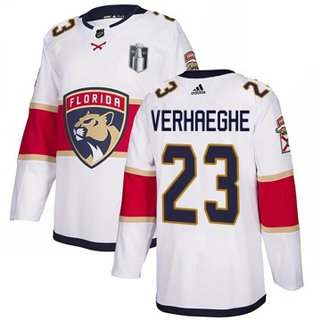 Authentic Adidas Men's Carter Verhaeghe Florida Panthers Away 2023 Stanley Cup Final Jersey - White