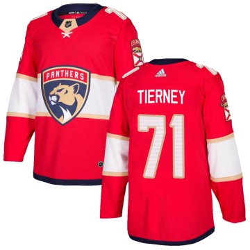 Authentic Adidas Men's Chris Tierney Florida Panthers Home Jersey - Red