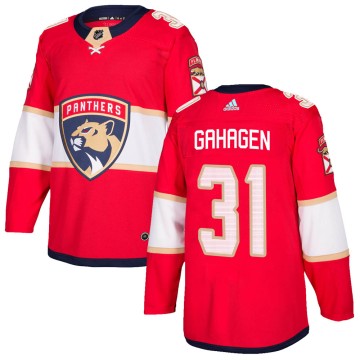 Authentic Adidas Men's Christopher Gibson Florida Panthers Home Jersey - Red