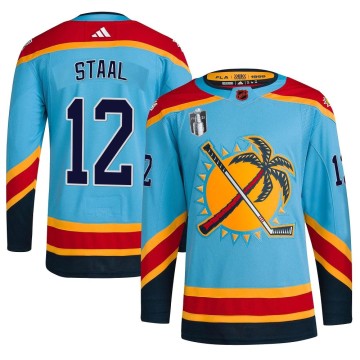 Authentic Adidas Men's Eric Staal Florida Panthers Reverse Retro 2.0 2023 Stanley Cup Final Jersey - Light Blue