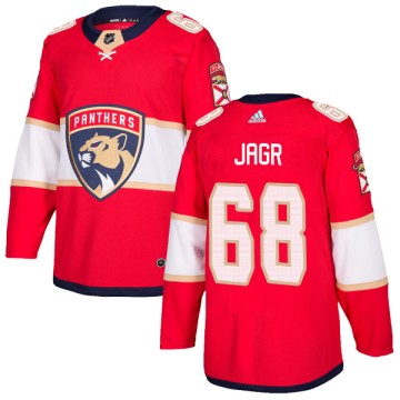 Authentic Adidas Men's Jaromir Jagr Florida Panthers Home Jersey - Red