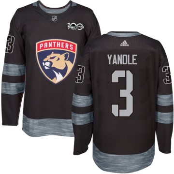 Authentic Adidas Men's Keith Yandle Florida Panthers 1917-2017 100th Anniversary Jersey - Black
