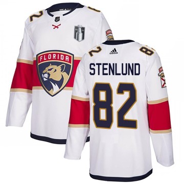 Authentic Adidas Men's Kevin Stenlund Florida Panthers Away 2023 Stanley Cup Final Jersey - White