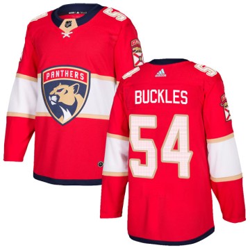 Authentic Adidas Men's Matt Buckles Florida Panthers Home Jersey - Red