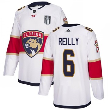 Authentic Adidas Men's Mike Reilly Florida Panthers Away 2023 Stanley Cup Final Jersey - White
