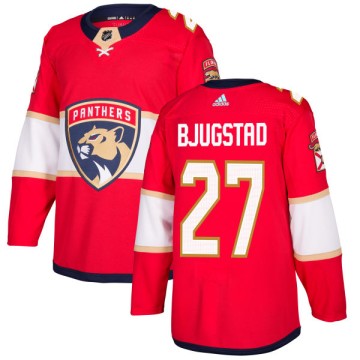 Authentic Adidas Men's Nick Bjugstad Florida Panthers Jersey - Red