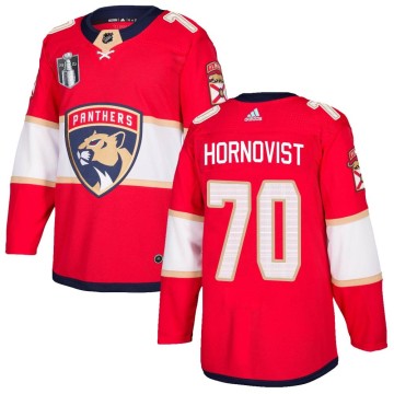 Authentic Adidas Men's Patric Hornqvist Florida Panthers Home 2023 Stanley Cup Final Jersey - Red