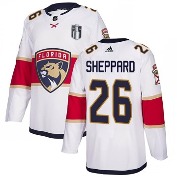 Authentic Adidas Men's Ray Sheppard Florida Panthers Away 2023 Stanley Cup Final Jersey - White