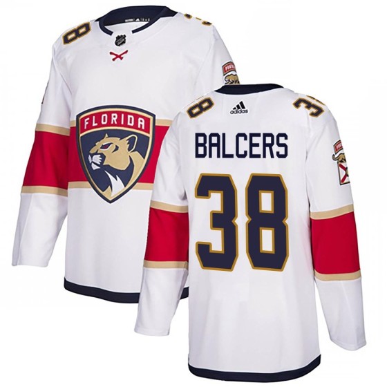 Authentic Adidas Men's Rudolfs Balcers Florida Panthers Away Jersey - White