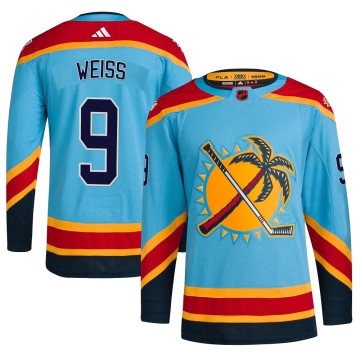 Authentic Adidas Men's Stephen Weiss Florida Panthers Reverse Retro 2.0 Jersey - Light Blue