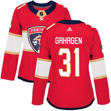 Authentic Adidas Women's Christopher Gibson Florida Panthers Home Jersey - Red
