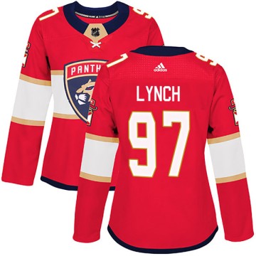 Authentic Adidas Women's Zac Lynch Florida Panthers Home Jersey - Red