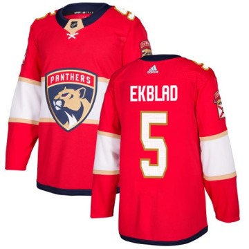Authentic Adidas Youth Aaron Ekblad Florida Panthers Home Jersey - Red