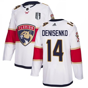 Authentic Adidas Youth Grigori Denisenko Florida Panthers Away 2023 Stanley Cup Final Jersey - White