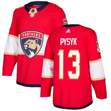 Authentic Adidas Youth Mark Pysyk Florida Panthers Home Jersey - Red