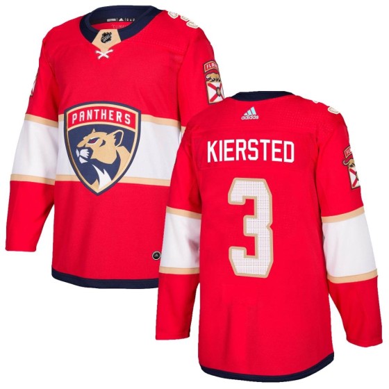 Authentic Adidas Youth Matt Kiersted Florida Panthers Home Jersey - Red