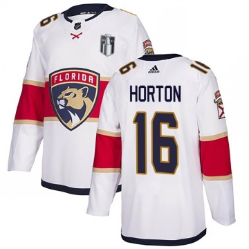 Authentic Adidas Youth Nathan Horton Florida Panthers Away 2023 Stanley Cup Final Jersey - White