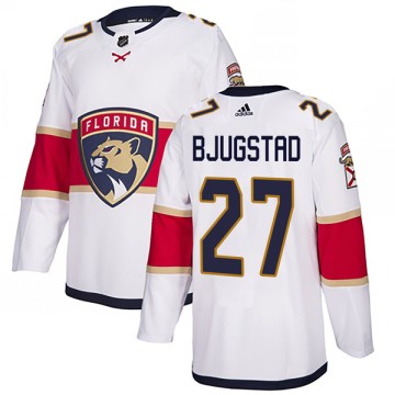 Authentic Adidas Youth Nick Bjugstad Florida Panthers Away Jersey - White