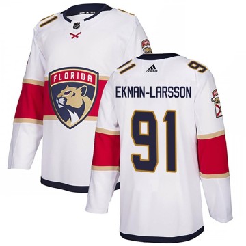 Authentic Adidas Youth Oliver Ekman-Larsson Florida Panthers Away Jersey - White
