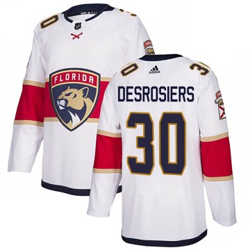 Authentic Adidas Youth Philippe Desrosiers Florida Panthers ized Away Jersey - White