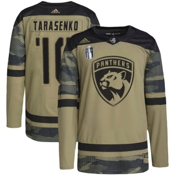 Authentic Adidas Youth Vladimir Tarasenko Florida Panthers Military Appreciation Practice 2023 Stanley Cup Final Jersey - Camo