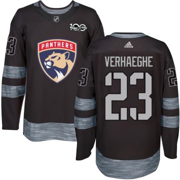 Authentic Youth Carter Verhaeghe Florida Panthers 1917-2017 100th Anniversary Jersey - Black