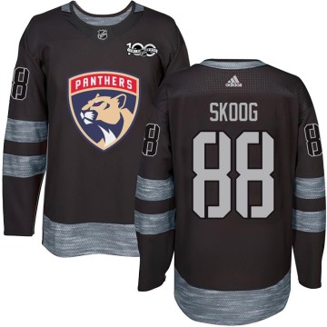 Authentic Youth Wilmer Skoog Florida Panthers 1917-2017 100th Anniversary Jersey - Black