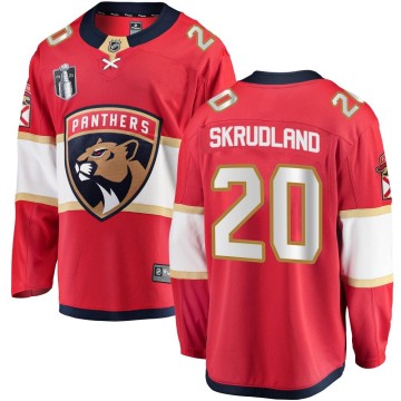 Breakaway Fanatics Branded Men's Brian Skrudland Florida Panthers Home 2023 Stanley Cup Final Jersey - Red