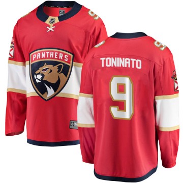 Breakaway Fanatics Branded Men's Dominic Toninato Florida Panthers Home Jersey - Red
