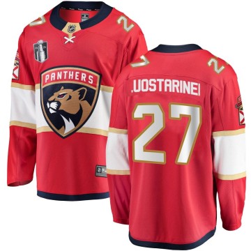 Breakaway Fanatics Branded Men's Eetu Luostarinen Florida Panthers Home 2023 Stanley Cup Final Jersey - Red