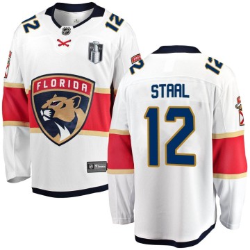 Breakaway Fanatics Branded Men's Eric Staal Florida Panthers Away 2023 Stanley Cup Final Jersey - White