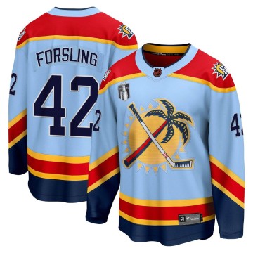 Breakaway Fanatics Branded Men's Gustav Forsling Florida Panthers Special Edition 2.0 2023 Stanley Cup Final Jersey - Light Blue