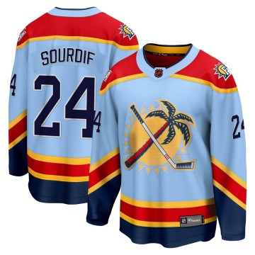 Breakaway Fanatics Branded Men's Justin Sourdif Florida Panthers Special Edition 2.0 Jersey - Light Blue