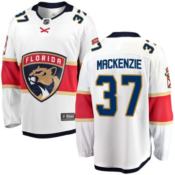 Breakaway Fanatics Branded Men's Matt MacKenzie Florida Panthers Away Jersey - White