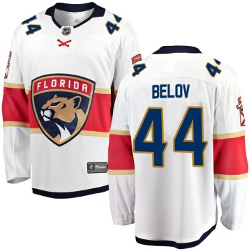 Breakaway Fanatics Branded Men's Nikolai Belov Florida Panthers Away Jersey - White