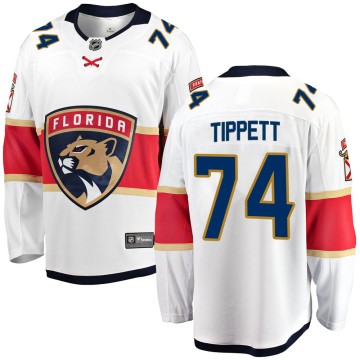 Breakaway Fanatics Branded Men's Owen Tippett Florida Panthers ized Away Jersey - White