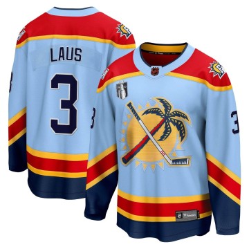 Breakaway Fanatics Branded Men's Paul Laus Florida Panthers Special Edition 2.0 2023 Stanley Cup Final Jersey - Light Blue