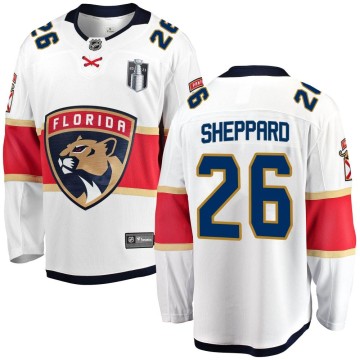 Breakaway Fanatics Branded Men's Ray Sheppard Florida Panthers Away 2023 Stanley Cup Final Jersey - White