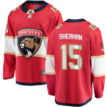 Breakaway Fanatics Branded Men's Riley Sheahan Florida Panthers Home Jersey - Red