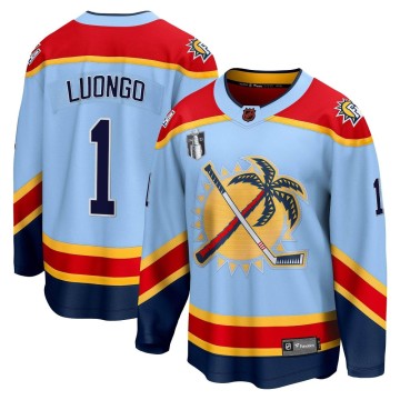 Breakaway Fanatics Branded Men's Roberto Luongo Florida Panthers Special Edition 2.0 2023 Stanley Cup Final Jersey - Light Blue