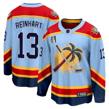 Breakaway Fanatics Branded Men's Sam Reinhart Florida Panthers Special Edition 2.0 2023 Stanley Cup Final Jersey - Light Blue