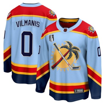Breakaway Fanatics Branded Men's Sandis Vilmanis Florida Panthers Special Edition 2.0 2023 Stanley Cup Final Jersey - Light Blue