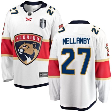 Breakaway Fanatics Branded Men's Scott Mellanby Florida Panthers Away 2023 Stanley Cup Final Jersey - White