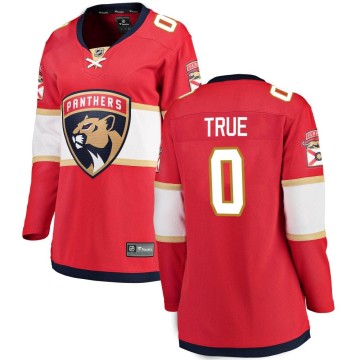Breakaway Fanatics Branded Women's Alexander True Florida Panthers Home Jersey - Red