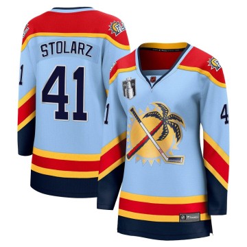 Breakaway Fanatics Branded Women's Anthony Stolarz Florida Panthers Special Edition 2.0 2023 Stanley Cup Final Jersey - Light Bl