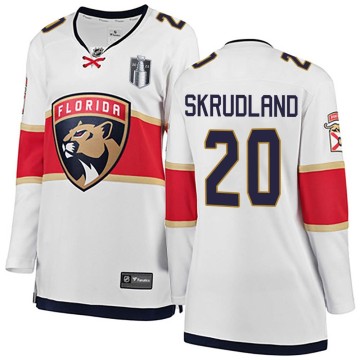 Breakaway Fanatics Branded Women's Brian Skrudland Florida Panthers Away 2023 Stanley Cup Final Jersey - White