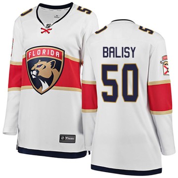 Breakaway Fanatics Branded Women's Chase Balisy Florida Panthers Away Jersey - White