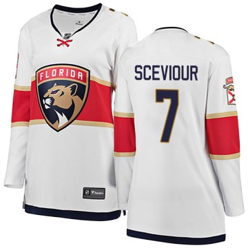 Breakaway Fanatics Branded Women's Colton Sceviour Florida Panthers Away Jersey - White